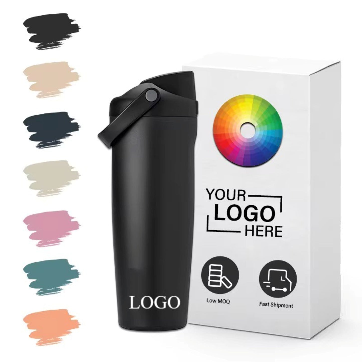 HONGZHAN FreeSip Sway - Stainless Steel - 30-oz