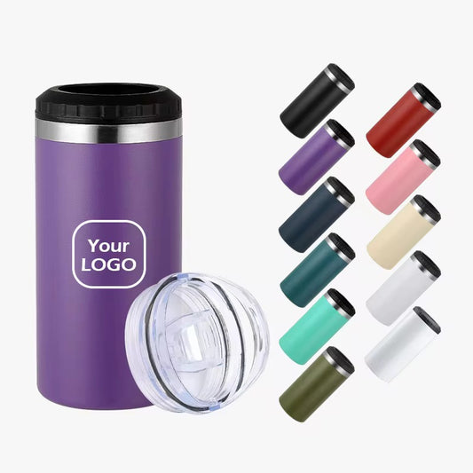 HONGZHAN 16oz Stainless Steel Tumbler Bulk with Lid, Double Wall Vacuum Insulated Travel Mug, Powder Coated Coffee Cup