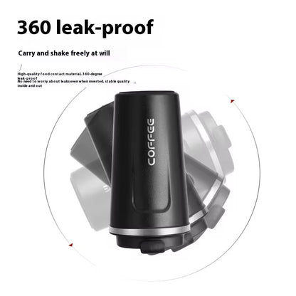 HONGZHAN Insulated Travel Coffee Mug Spill Proof Leak Proof Pobtable To Go Camping Stainless Steel Coffee Tumbler Reusable Coffee Cups with Lids Thermos for Hot and Cold Drink