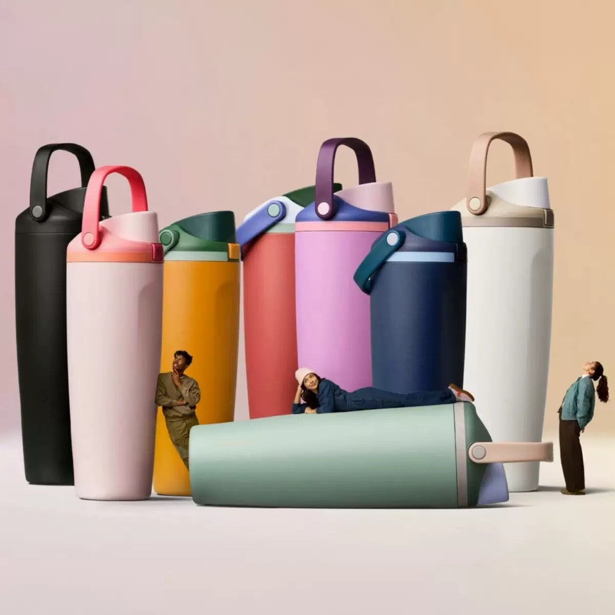 HONGZHAN FreeSip Sway - Stainless Steel - 30-oz