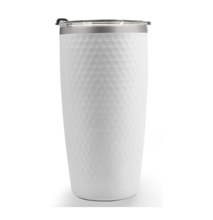 HONGZHAN 20oz Triple Insulated Highball Tumbler with Lid, Dishwasher Safe, Double Wall, and Vacuum Sealed Travel Coffee Mug Tumbler in Golf Ball with Golf Ball Textured Frame