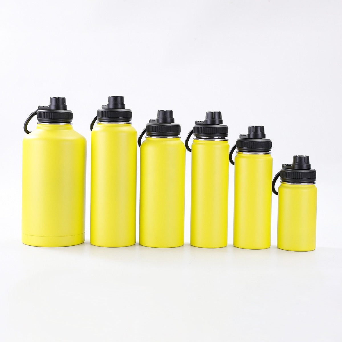 Vacuum Insulated Sport Bottle - Stainless Steel, Double-Walled, Wide Mouth Leak-Proof Thermal Flask for Hot & Cold Drink, Traveling, Sports & Outdoors