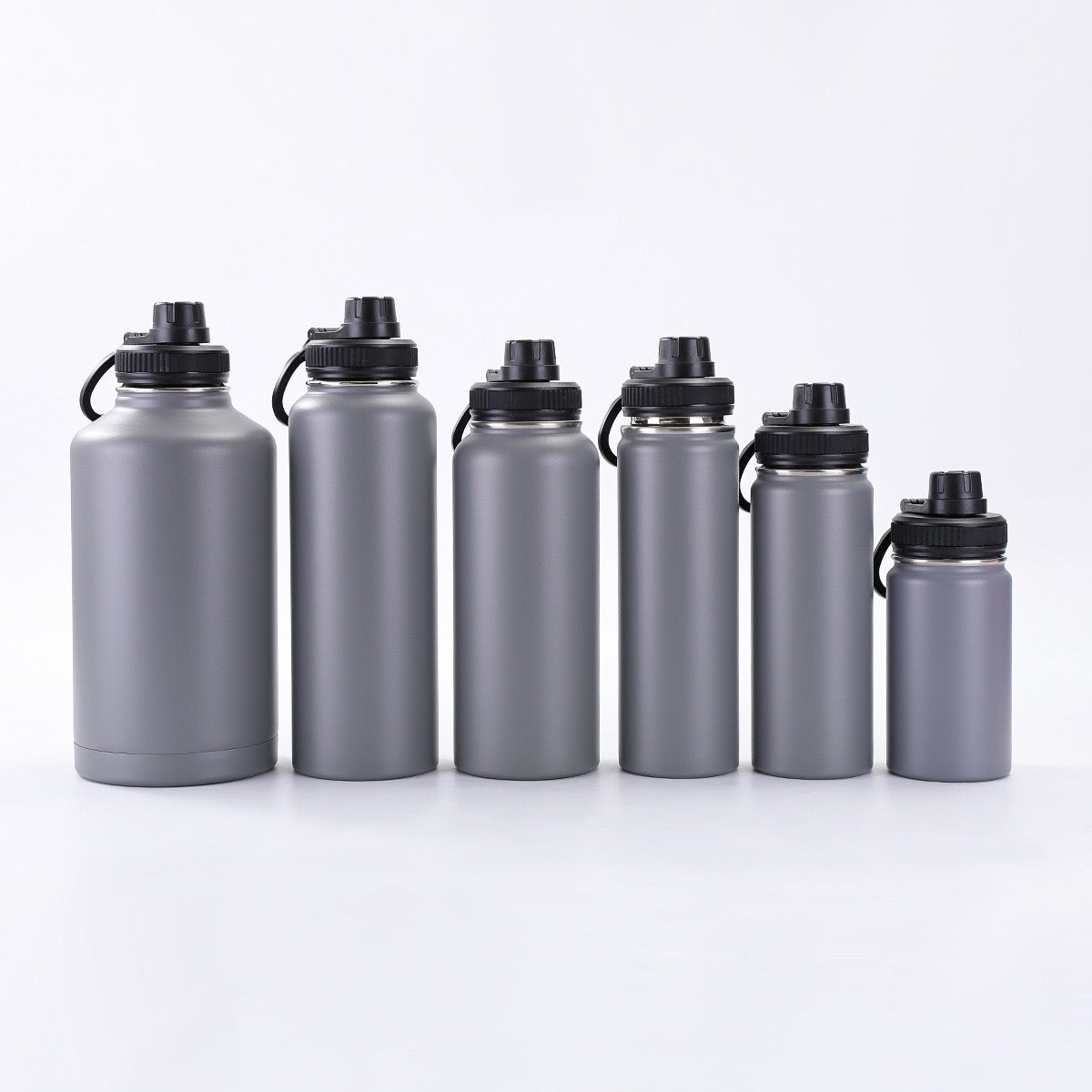 Vacuum Insulated Sport Bottle - Stainless Steel, Double-Walled, Wide Mouth Leak-Proof Thermal Flask for Hot & Cold Drink, Traveling, Sports & Outdoors