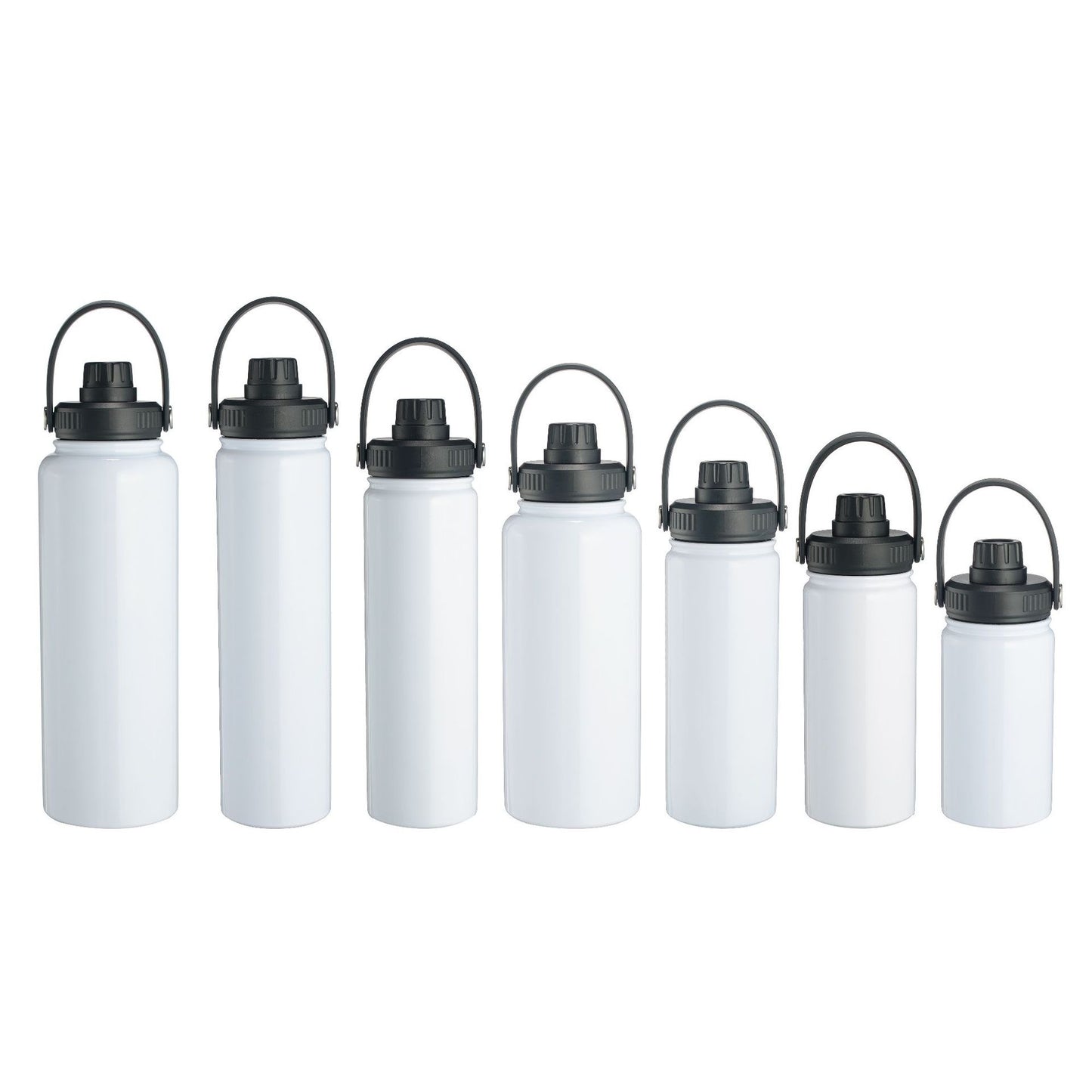 Vacuum Insulated Sport Bottle - Stainless Steel, Double-Walled, Wide Mouth Leak-Proof Thermal Flask for Hot & Cold Drink, Traveling, Sports & Outdoors