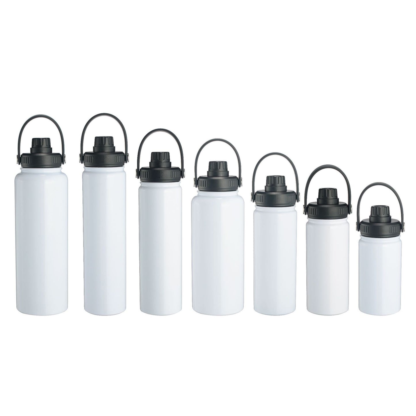 Vacuum Insulated Sport Bottle - Stainless Steel, Double-Walled, Wide Mouth Leak-Proof Thermal Flask for Hot & Cold Drink, Traveling, Sports & Outdoors