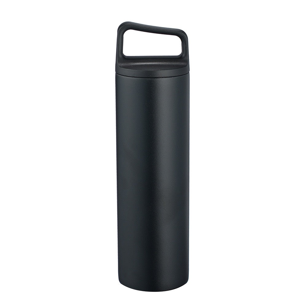 HONGZHAN Wide Mouth Water Bottle - 20oz Insulated Water Bottle in Stainless Steel with Double Wall Vacuum Insulation, Leakproof Design, Keeps Drinks Hot or Cold