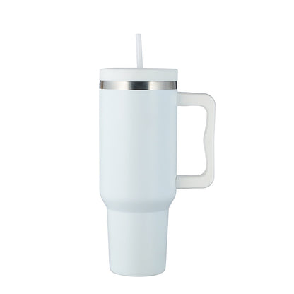 HONGZHAN 40oz Handle Ice Blaster Mug 304 Stainless Steel Vacuum Insulated Mug Outdoor car car Mug with Straw