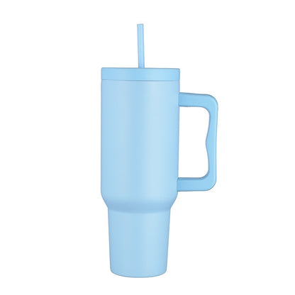 HONGZHAN 40oz Handle Ice Blaster Mug 304 Stainless Steel Vacuum Insulated Mug Outdoor car car Mug with Straw