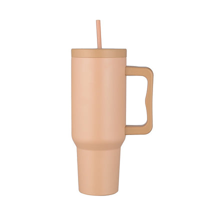 HONGZHAN 40oz Handle Ice Blaster Mug 304 Stainless Steel Vacuum Insulated Mug Outdoor car car Mug with Straw