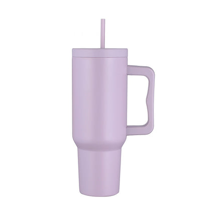 HONGZHAN 40oz Handle Ice Blaster Mug 304 Stainless Steel Vacuum Insulated Mug Outdoor car car Mug with Straw