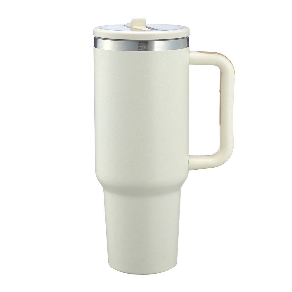 HONGZHAN 40oz Handle Ice Blaster Mug 304 Stainless Steel Vacuum Insulated Mug Outdoor car car Mug with Straw