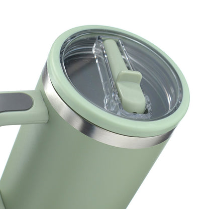 HONGZHAN 40oz Handle Ice Blaster Mug 304 Stainless Steel Vacuum Insulated Mug Outdoor car car Mug with Straw