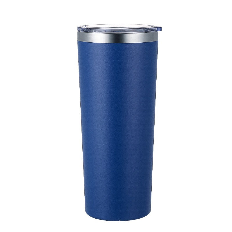 HONGZHAN 22 oz Tumbler with lid Double Wall Vacuum Insulated Tumblers Stainless Steel Coffee Mug Travel Coffee Tumbler Powder Coated Tumbler Cup Keep Hot&Cold