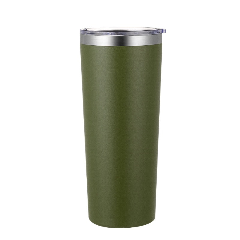 HONGZHAN 22 oz Tumbler with lid Double Wall Vacuum Insulated Tumblers Stainless Steel Coffee Mug Travel Coffee Tumbler Powder Coated Tumbler Cup Keep Hot&Cold