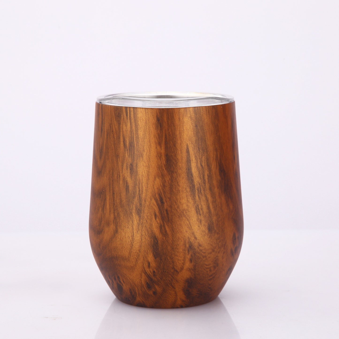 12 oz Stainless Steel Wine Tumbler Stemless Glasses with Lid, Double Wall Insulated Travel Mug Perfect for Wine, Coffee, Drinks, Champagne, Cocktails