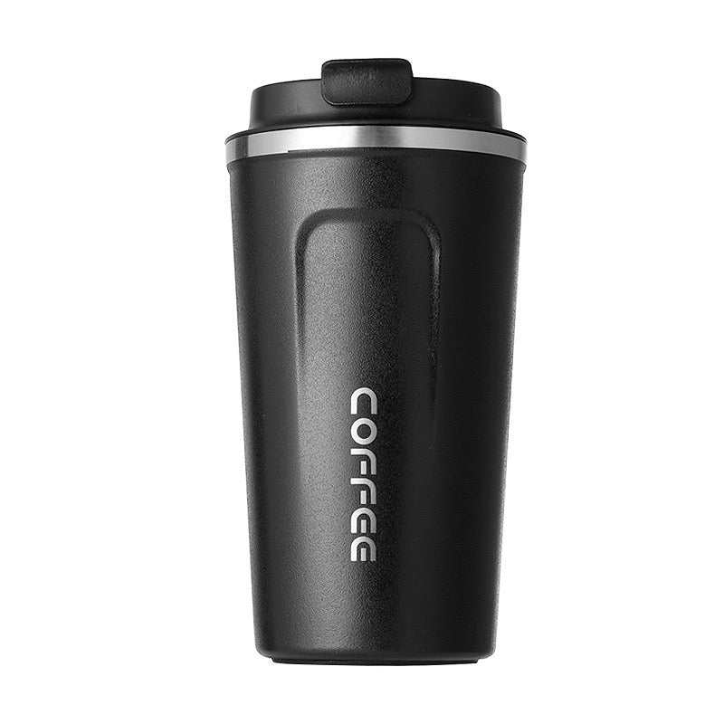 HONGZHAN Insulated Travel Coffee Mug Spill Proof Leak Proof Pobtable To Go Camping Stainless Steel Coffee Tumbler Reusable Coffee Cups with Lids Thermos for Hot and Cold Drink