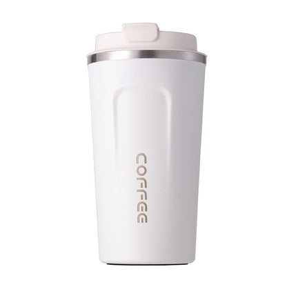 HONGZHAN Insulated Travel Coffee Mug Spill Proof Leak Proof Pobtable To Go Camping Stainless Steel Coffee Tumbler Reusable Coffee Cups with Lids Thermos for Hot and Cold Drink