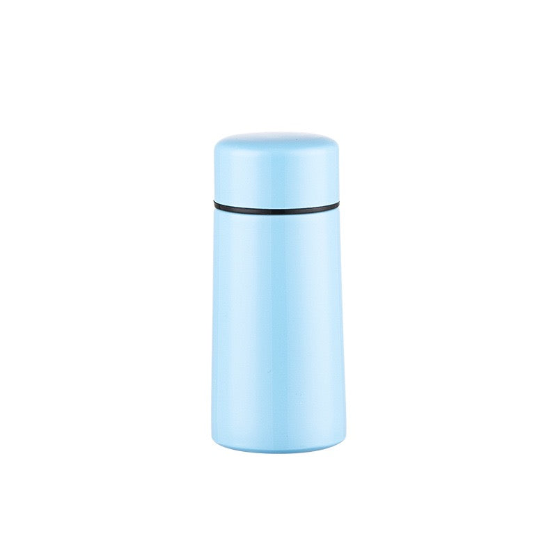 HONGZHAN Cute Small Water Bottle, 5oz/9oz, Powder Coated, Mini Slim Flask for Women, Portable Skinny Purse Water Bottle, Vacuum Insulated Reusable Leak Proof Stainless Steel HONGZHAN Thermos