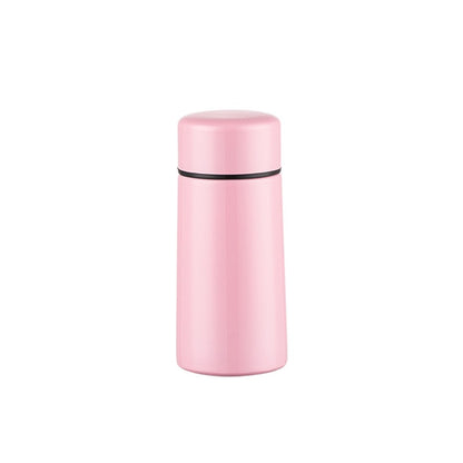 HONGZHAN Cute Small Water Bottle, 5oz/9oz, Powder Coated, Mini Slim Flask for Women, Portable Skinny Purse Water Bottle, Vacuum Insulated Reusable Leak Proof Stainless Steel HONGZHAN Thermos