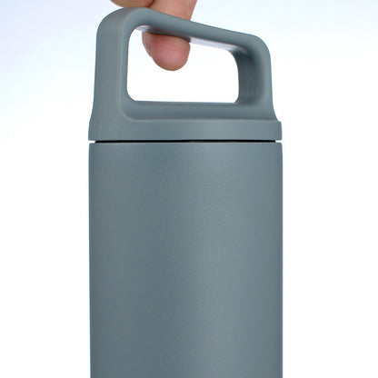 HONGZHAN Wide Mouth Water Bottle - 20oz Insulated Water Bottle in Stainless Steel with Double Wall Vacuum Insulation, Leakproof Design, Keeps Drinks Hot or Cold