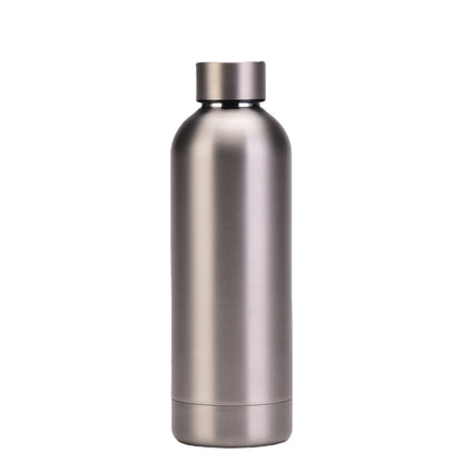 HONGZHAN 12/17/25/33oz Stainless Steel Insulated Narrow Mouth Sports Water Bottle, Double wall Cola Shape Vacuum flask, American Small Mouth Double Layer Insulation Cup Outdoor Sports Multi Color Simple Water Cup