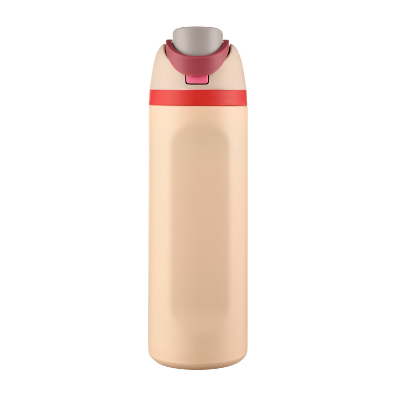 HONGZHAN FreeSip Insulated Stainless Steel Water Bottle with Straw, BPA-Free Sports Water Bottle, Great for Travel, 16/19/24/28/32 Oz