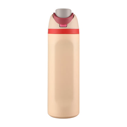 HONGZHAN FreeSip Insulated Stainless Steel Water Bottle with Straw, BPA-Free Sports Water Bottle, Great for Travel, 16/19/24/28/32 Oz