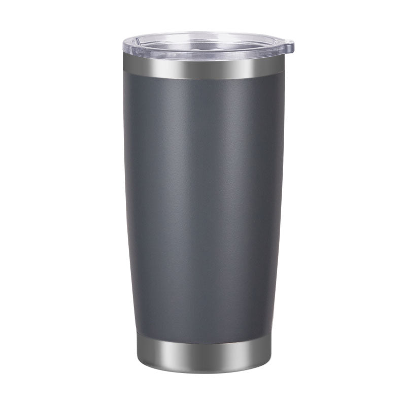 HONGZHAN 20oz Stainless Steel Tumbler Bulk with Lid, Double Wall Vacuum Insulated Travel Mug, Powder Coated Coffee Cup