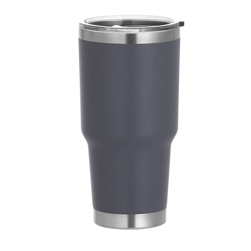 HONGZHAN 30 oz Tumbler with Lid Stainless Steel Tumblers Vacuum Insulated Cup Reusable Powder Coated Travel Mug Double Wall Leak Proof Portable Cups Keep Cold Drinks for 12 Hours