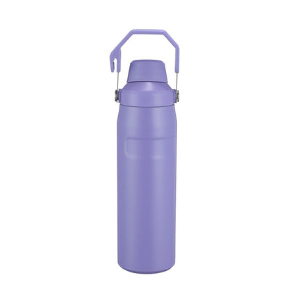 HONGZHAN  IceFlow Fast Flow Water Bottle | Angled Spout Lid | Lightweight & Leakproof for Travel & Sports | Insulated Stainless Steel | BPA-Free