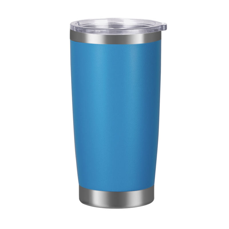 HONGZHAN 20oz Stainless Steel Tumbler Bulk with Lid, Double Wall Vacuum Insulated Travel Mug, Powder Coated Coffee Cup