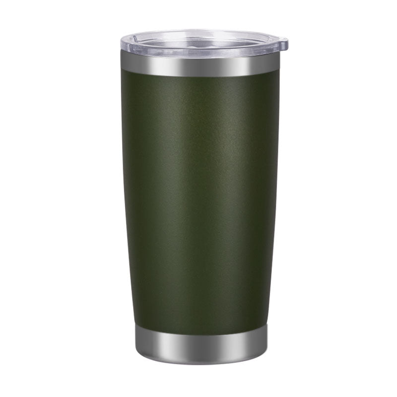 HONGZHAN 20oz Stainless Steel Tumbler Bulk with Lid, Double Wall Vacuum Insulated Travel Mug, Powder Coated Coffee Cup