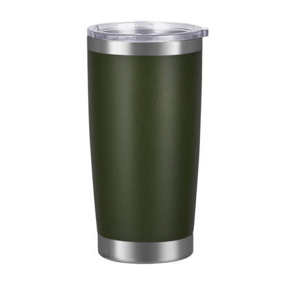 HONGZHAN 20oz Stainless Steel Tumbler Bulk with Lid, Double Wall Vacuum Insulated Travel Mug, Powder Coated Coffee Cup