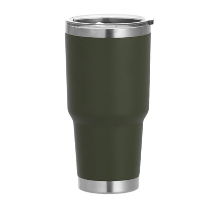 HONGZHAN 30 oz Tumbler with Lid Stainless Steel Tumblers Vacuum Insulated Cup Reusable Powder Coated Travel Mug Double Wall Leak Proof Portable Cups Keep Cold Drinks for 12 Hours