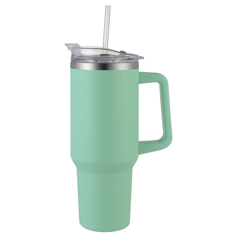 40oz Stainless Steel Car Cup then Carry Handle Ice Bully Cup Large capacity insulation protect cold cup