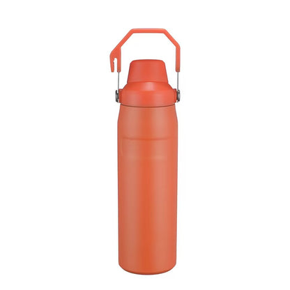 HONGZHAN  IceFlow Fast Flow Water Bottle | Angled Spout Lid | Lightweight & Leakproof for Travel & Sports | Insulated Stainless Steel | BPA-Free