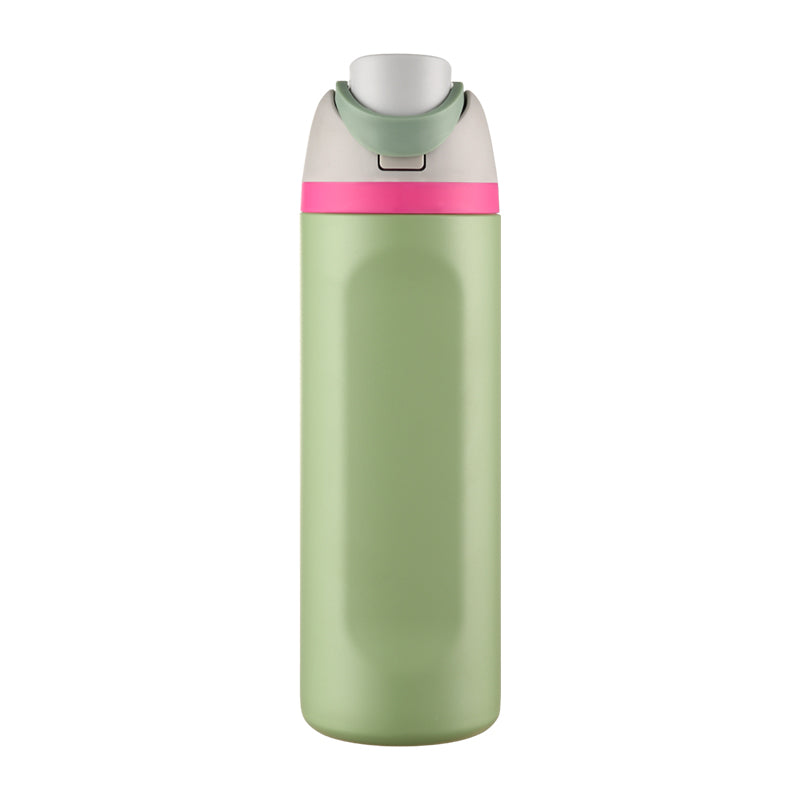 HONGZHAN FreeSip Insulated Stainless Steel Water Bottle with Straw, BPA-Free Sports Water Bottle, Great for Travel, 16/19/24/28/32 Oz