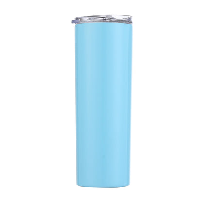 HONGZHAN 20oz Skinny Tumbler, Stainless Steel Insulated Slim Tumbler with Lid, Reusable Double Wall Travel Coffee Mug, Durable Powder Coated Travel Water Cup