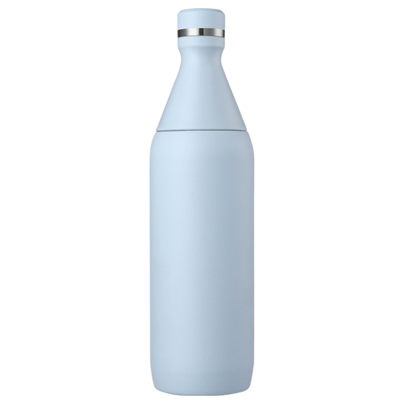 HONGZHAN All Day Slim Bottle 20 oz | Leakproof Twist on Lid | Slim Design for Travel and Gym | Insulated Stainless Steel Water Bottle | BPA-Free