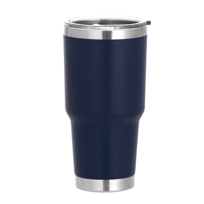 HONGZHAN 30 oz Tumbler with Lid Stainless Steel Tumblers Vacuum Insulated Cup Reusable Powder Coated Travel Mug Double Wall Leak Proof Portable Cups Keep Cold Drinks for 12 Hours