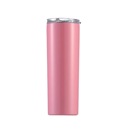 HONGZHAN 20oz Skinny Tumbler, Stainless Steel Insulated Slim Tumbler with Lid, Reusable Double Wall Travel Coffee Mug, Durable Powder Coated Travel Water Cup