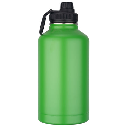 Vacuum Insulated Sport Bottle - Stainless Steel, Double-Walled, Wide Mouth Leak-Proof Thermal Flask for Hot & Cold Drink, Traveling, Sports & Outdoors  64oz