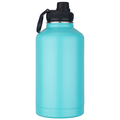 Vacuum Insulated Sport Bottle - Stainless Steel, Double-Walled, Wide Mouth Leak-Proof Thermal Flask for Hot & Cold Drink, Traveling, Sports & Outdoors  64oz